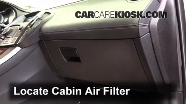 2013 Buick LaCrosse 3.6L V6 FlexFuel Filtro de aire (interior) Cambio